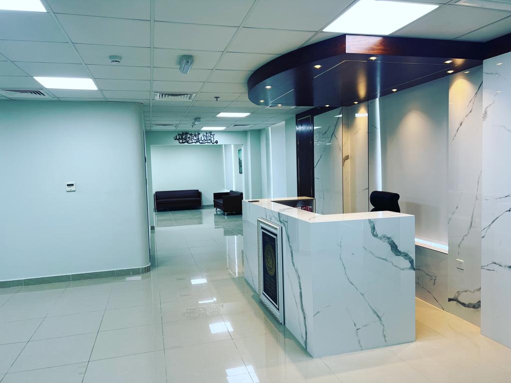 Reception area at Dr. Emad Mosalam Eye Clinic